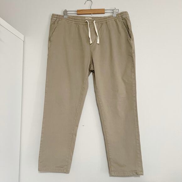 Marine‎ Layer Men's Saturday Drawstring Slim Fit Straight Pants Size XX-Large - Picture 3 of 10